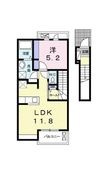 ジェンティーレ クワバラの間取図