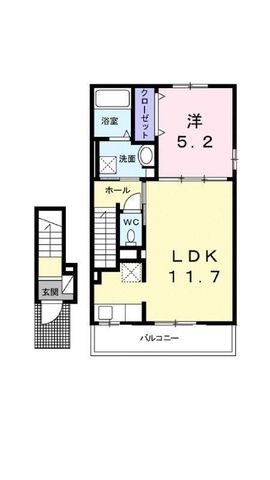 拡大写真:イリーデ フローラ 2階202の間取り