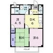 アヴェニールFの間取図