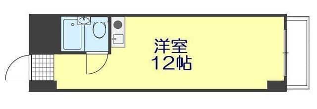 拡大写真:ロータリー本町 213号 2階213の間取り