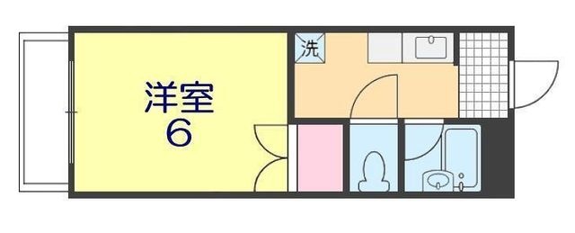拡大写真:コーキハイツ 1階105の間取り