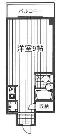 拡大写真:第15サンライズイトウ 3階302の間取り