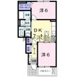 ラブリーコートの間取図