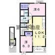 ラブリーコートの間取図