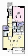 アバンツァート野村 Ⅱの間取図