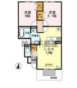 グランファミーユの間取図