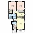 シャーメゾン童子山の間取図