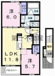 ノール・テリトワールⅡの間取図