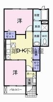 ウッズ・スクエアーＡの間取図