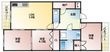 リバーグリーン藤村の間取図