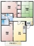 サンハイム西海の間取図