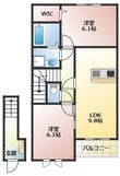 リュクス西明石Ⅱの間取図