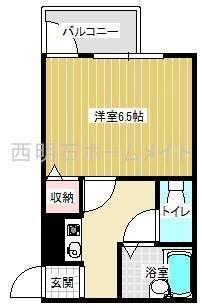 拡大写真：シーサイドマンション 2階205の間取り