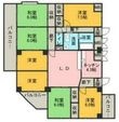 マノワールINOの間取図