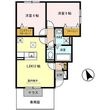 グレースメゾンＡ棟の間取図