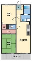 有瀬グランドハイツの間取図
