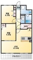 リュクス西明石の間取図