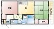 サングレース北別府の間取図