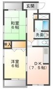164ビルの間取図