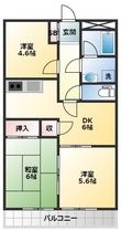 マルヨシハイツの間取図