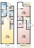 クレール有瀬の間取図