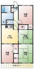 キィーロックハウスの間取図