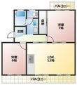 フローラ菊池の間取図