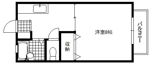 拡大写真:セジュール元町 2階202の間取り