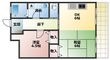 住吉パレスの間取図