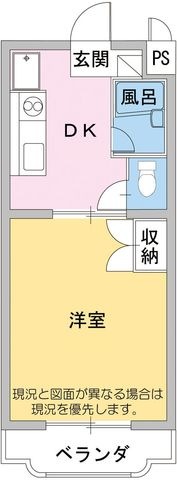 拡大写真:カーサカジマⅠ 2階203の間取り