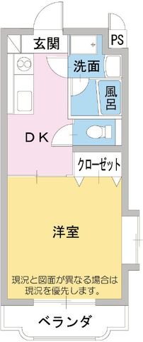 拡大写真:サニーヒル 3階301の間取り