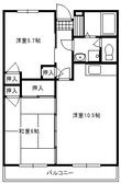 ロゼジャルダンの間取図
