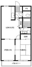 パレスコートマスダⅡの間取図