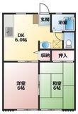 西ハイツの間取図