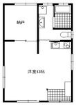 勝又(大渕)借家の間取図