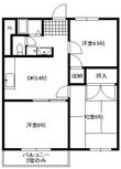 ルミエール舞々木Bの間取図