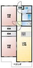 ペイザージュⅡの間取図