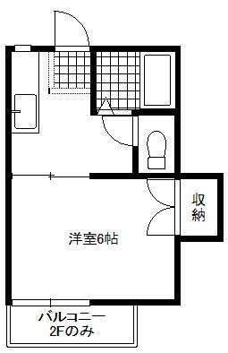 拡大写真:タウニィスズキ 1階102の間取り