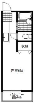 TSハイツBの間取図