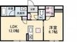 グレースヴィラ西崎の間取図