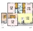 イル ヴィラージュ B棟の間取図