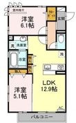 イル ヴィラージュ A棟の間取図
