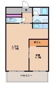 ハアラン内山下の間取図
