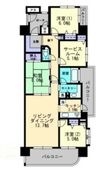 アルファステイツ中井町の間取図