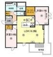 写真:Luveria 1階105の間取図