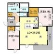 写真:Luveria 2階205の間取図