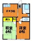 コーポ85中棟の間取図