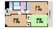 アリアEの間取図