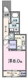 写真：エザンス1階の間取図