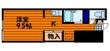レアル南方Ⅱの間取図
